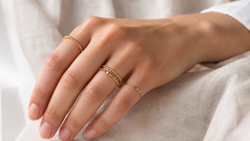 How to Stack Rings Without Your Hand Looking Cluttered