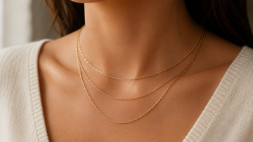 How to Layer Gold Necklaces Without Tangling: The 3-Length Rule