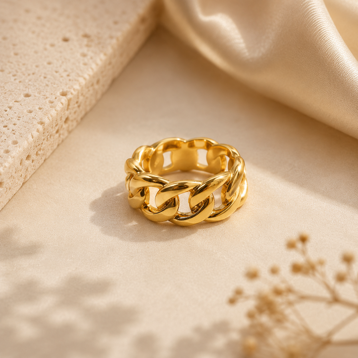 Chain Ring- Gold