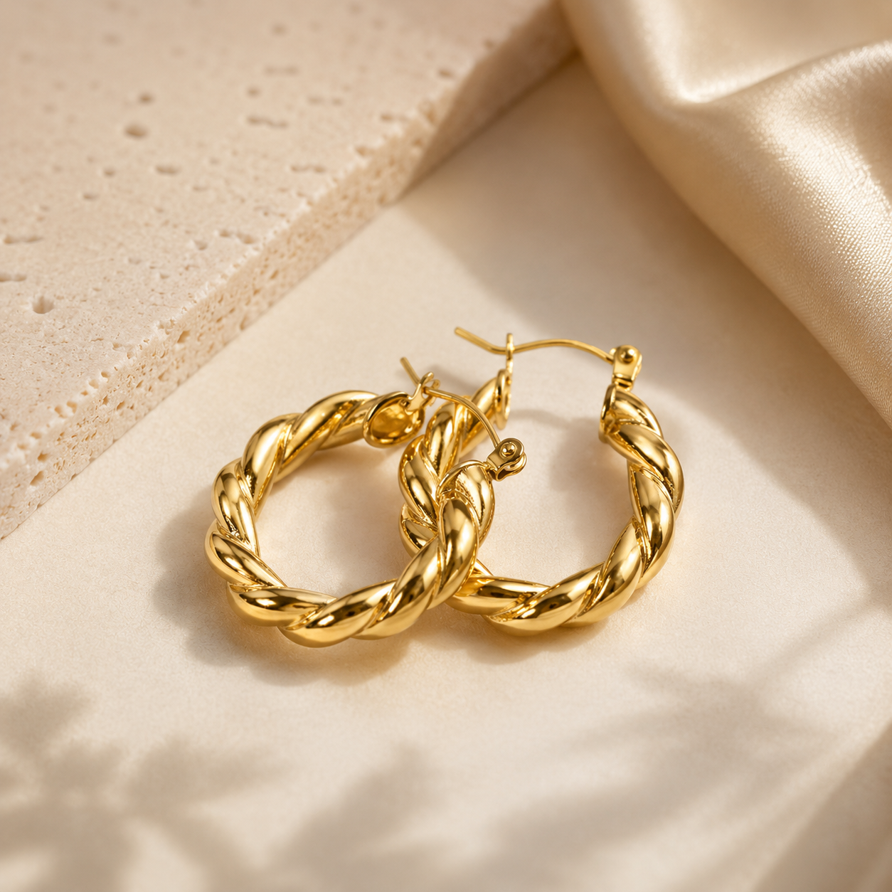 Braided Hoops - Large
