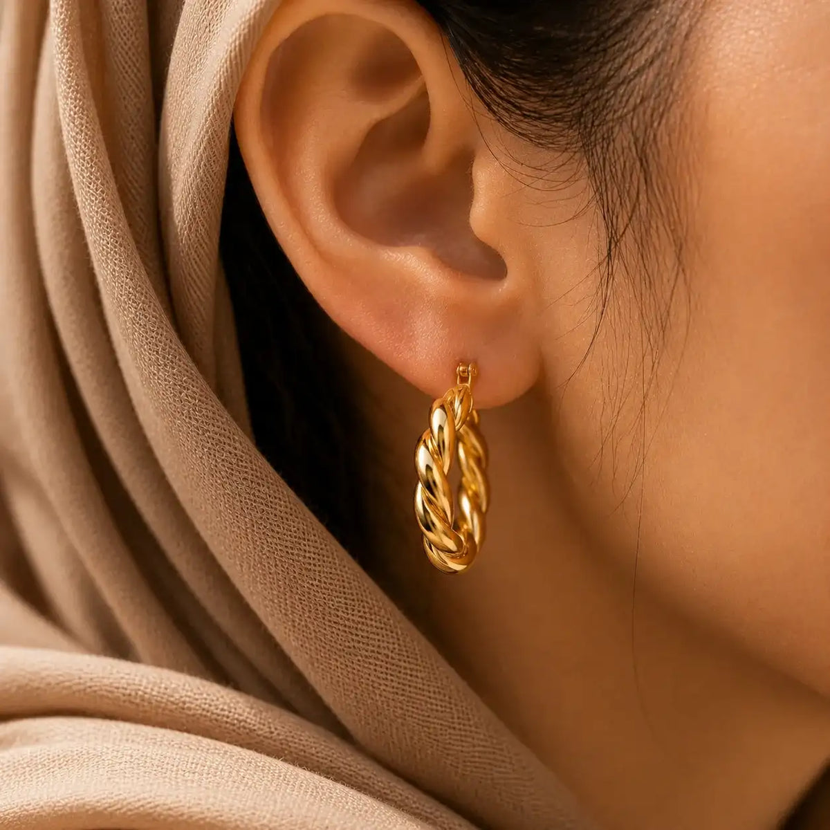 Braided Hoops - Large